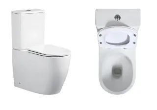 Унитаз напольный Ceruttispa Vince Tornado CT10373 безободковый со смывом торнадо белый